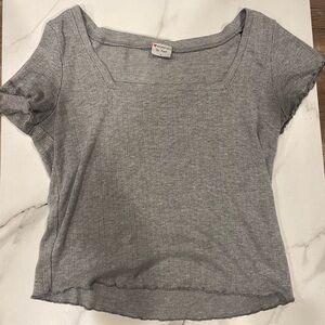 Light Grey Crop Top